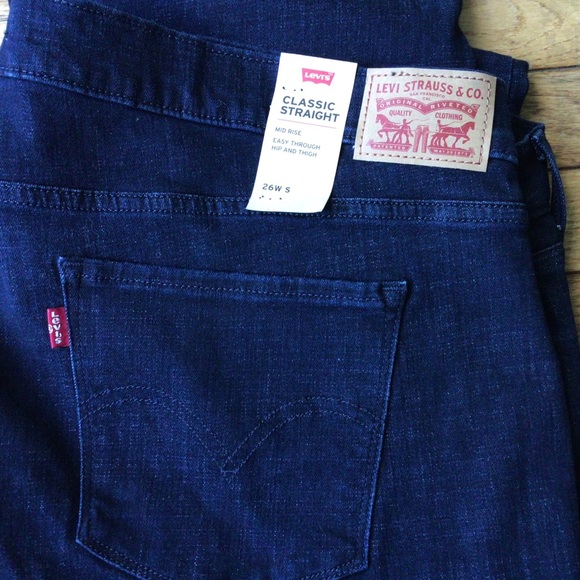 Levi’s Classic Straight Mid-Rise Size 26W - Picture 6 of 14